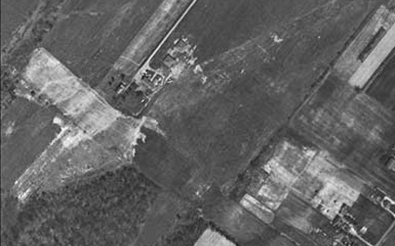 Aerial photograph of Turner Field in 1948.