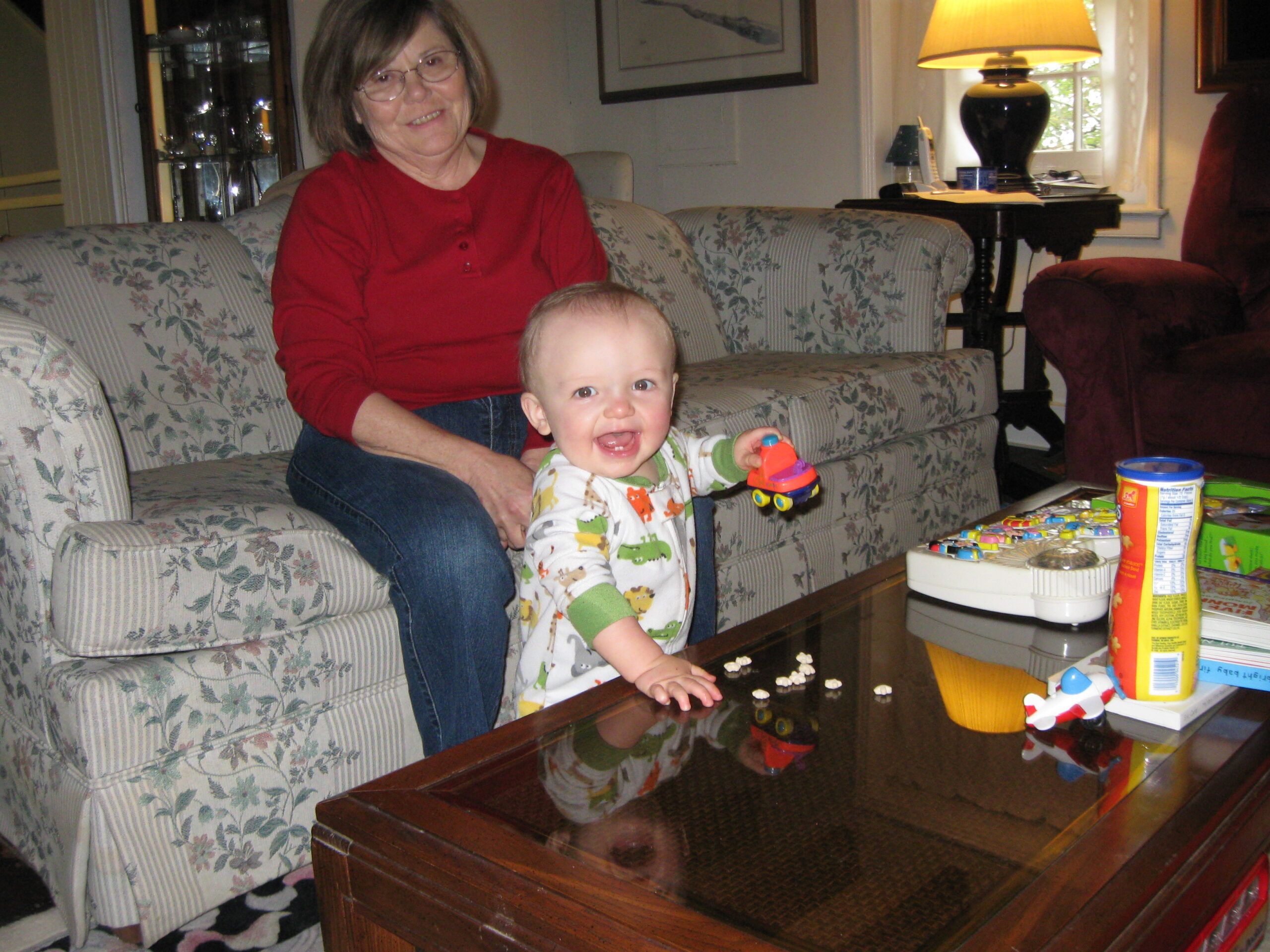 Margaret Choate and grandson