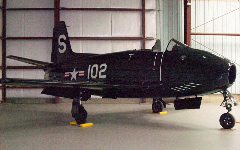 A restored North American FJ-1 Fury aircraft