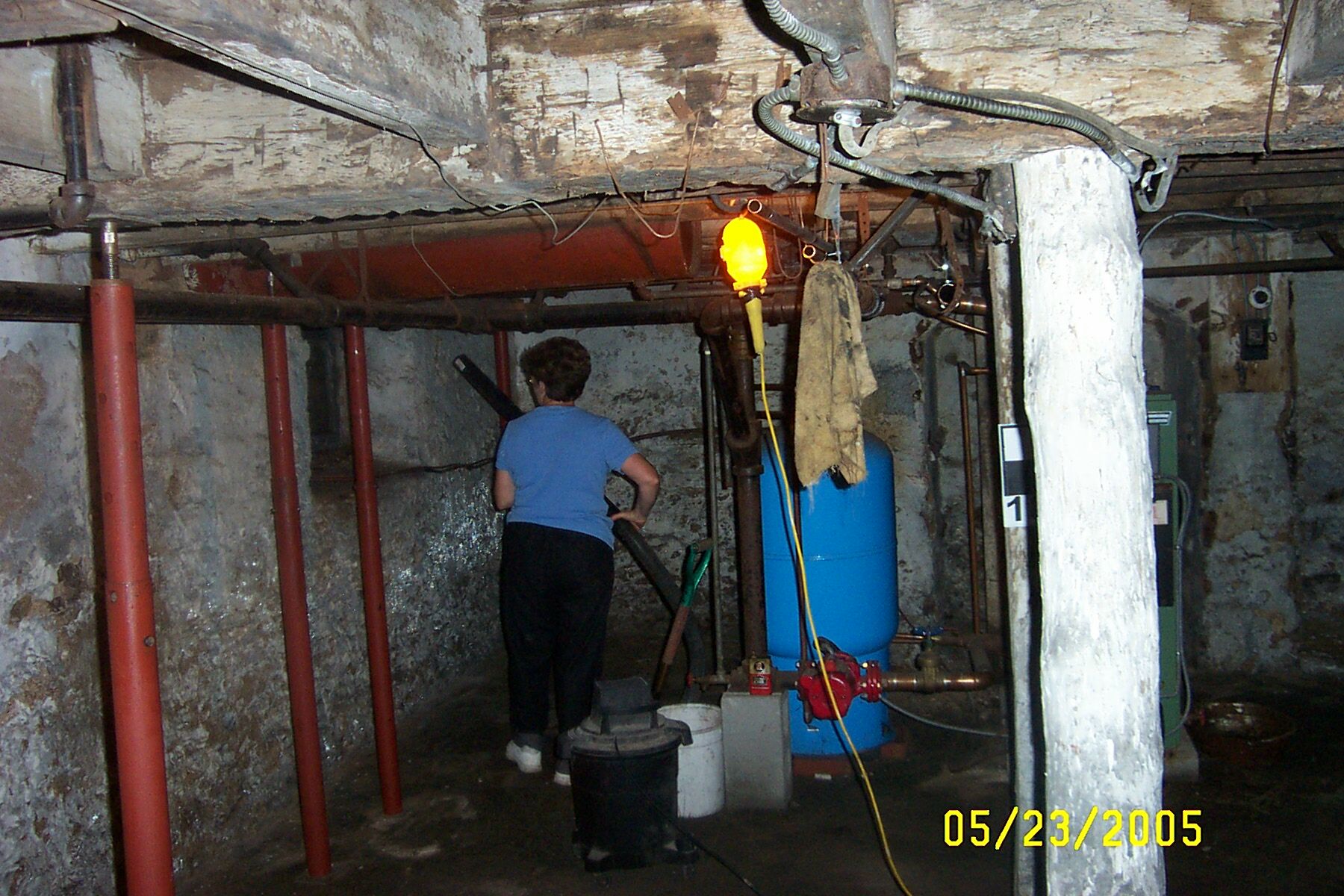 margaret choate in basement of penrose strawrbidge house
