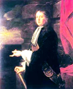 oil painting of admiral sir william penn