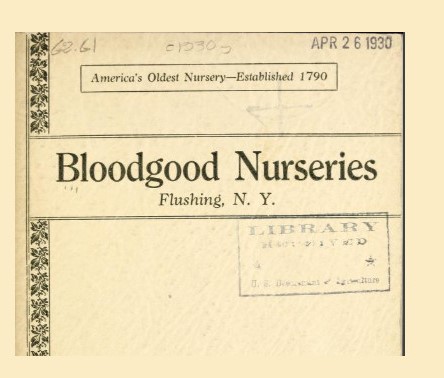 A scanned cover of a historical catalog for 