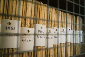 Stack of Files numerically organized